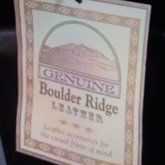 Black Leather Laptop/Biker/Tablet Tote - Picture 15 of 15